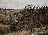 Apple Trees near Vetheuil by Claude Monet